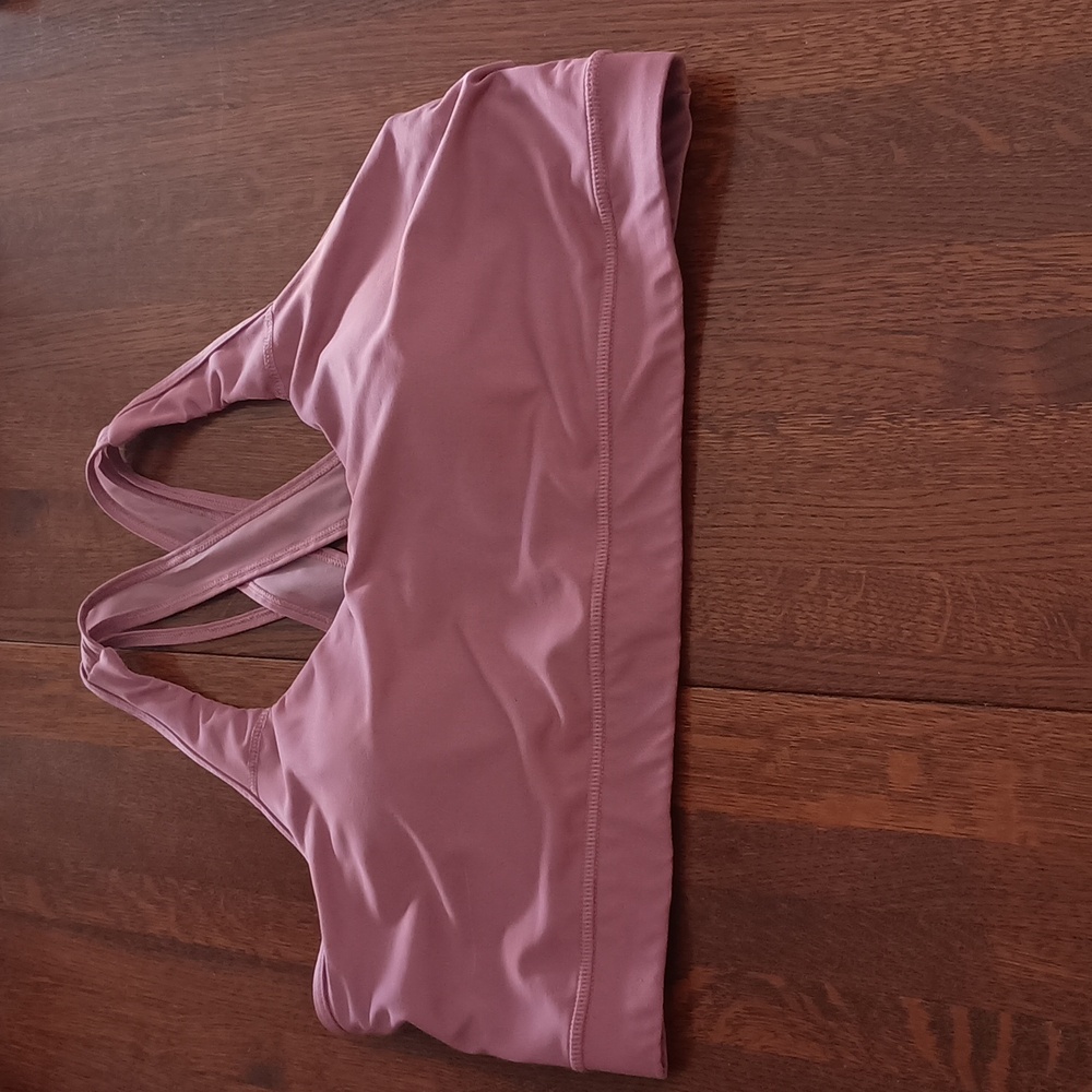 Avia Racer Back 2X Berry Wire Free Sports Bra (b225)